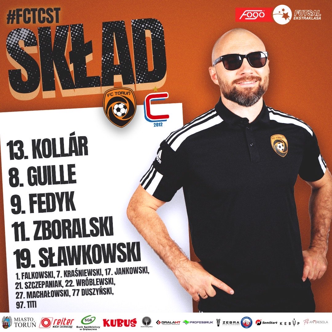 TorunFC's tweet photo. 🟠⚫️ Wszystko w naszych głowach nogach! 💪

Walczymy z Wicemistrzem Polski @ksconstract ! ⚔️ 

Walczymy o play-off! 🔥 #𝐅𝐂𝐓𝐊𝐒𝐂 https://t.co/CcxwNGIdtc