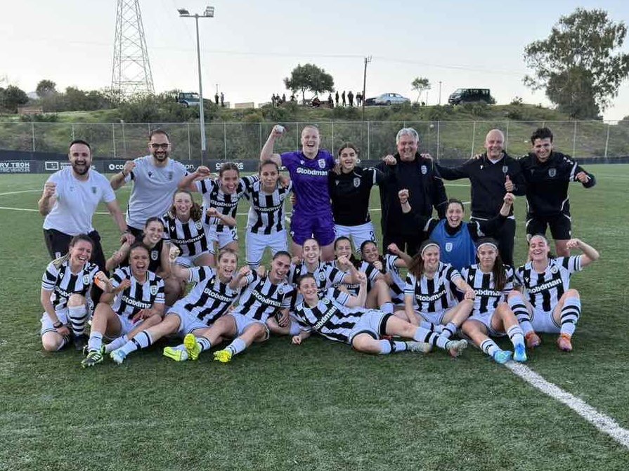 AC_PAOK's tweet photo. 🏆 ΠΡΩΤΑΘΛΗΤΡΙΕΣ ΕΛΛΑΔΟΣ ΠΟΔΟΣΦΑΙΡΟΥ ΓΥΝΑΙΚΩΝ 2025-2026 ⚫️⚪️ 

#ACPAOK #PAOK #WomenSoccer #WomenFootball #HereIsNorth https://t.co/CEITDtHEub