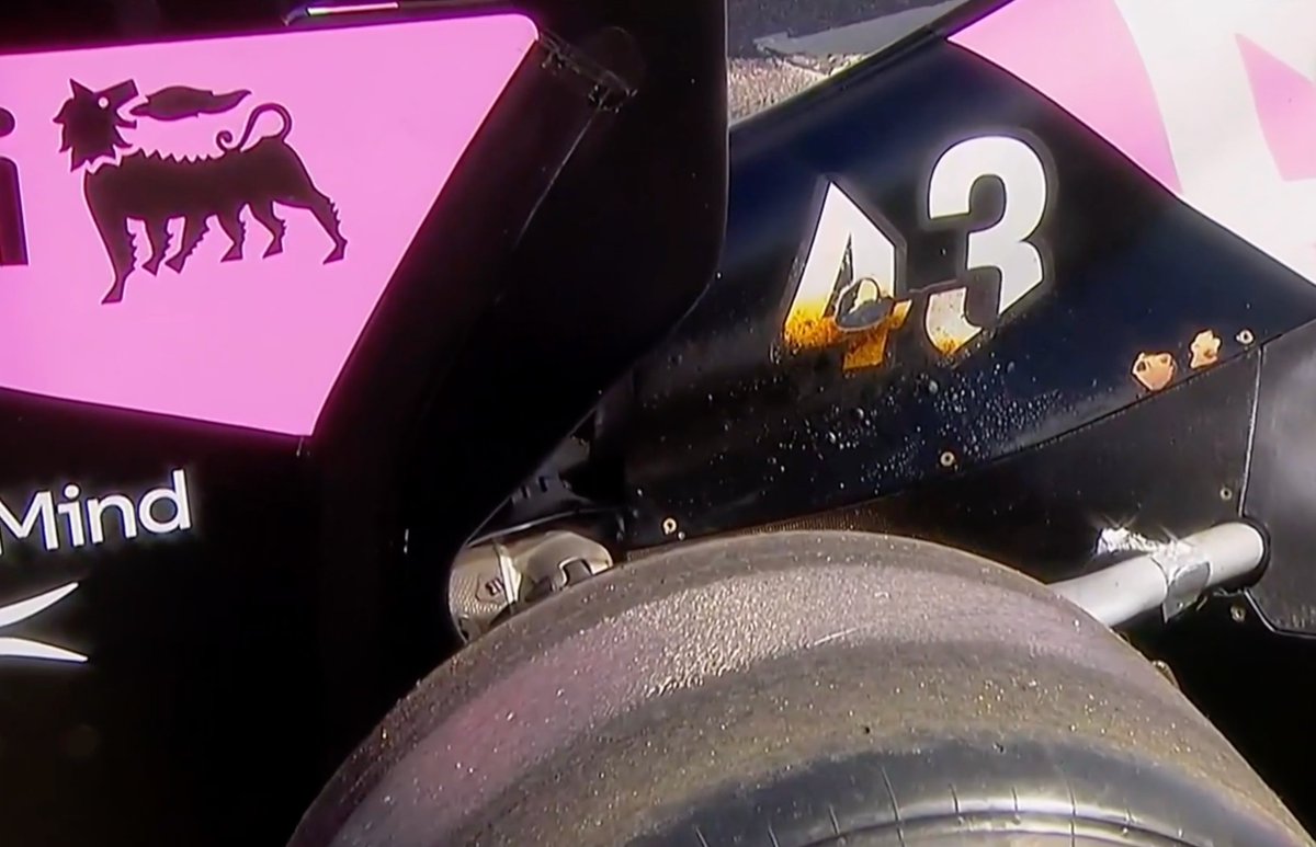 Motorsport's tweet photo. Franco Colapinto was LOVING doing those burnouts on the streets of Buenos Aires! 🤣

Just look at his number sticker. https://t.co/aJgPlCGZGS