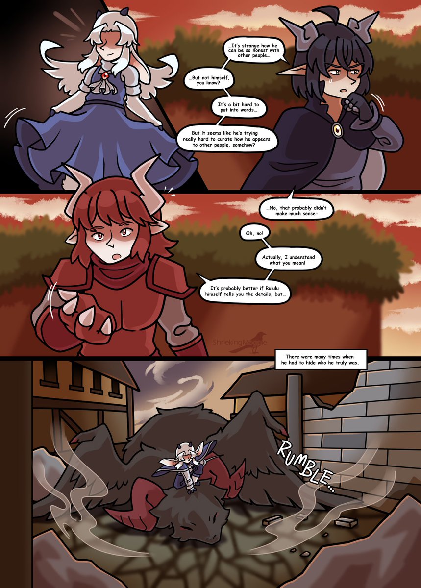 ShriekingMagpie's tweet photo. [Don't Look Down on Rululu's LoveQuest!]
Time to try out a first SFW Entry!
This will be male/male pairing with femboy themes (°◡°♡)
P.38~39 (｡•̀ᴗ-)✧ https://t.co/zzWWdoRxCI