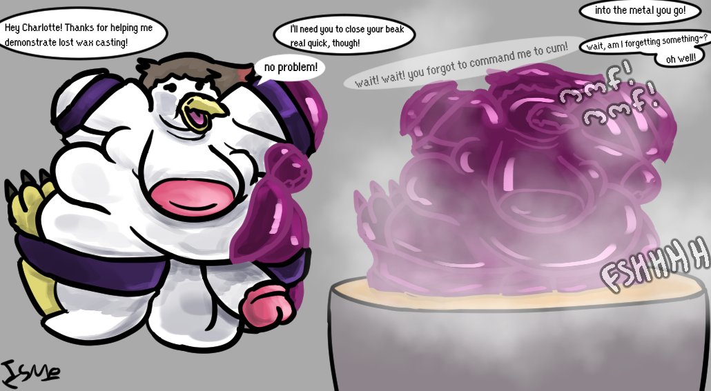 cactuscremation's tweet photo. lost wax casting: poultry edition [petrification] https://t.co/o3qdXgFtoJ