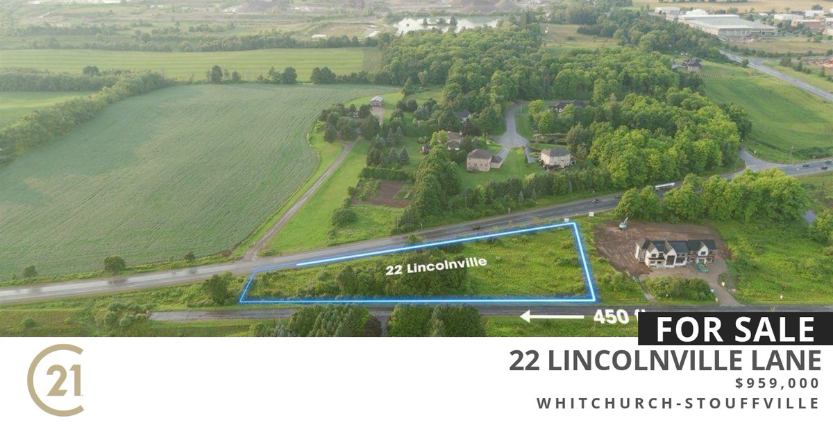 GTAHotProperty's tweet photo. Are you looking to build your dream home in the WHITCHURCH-STOUFFVILLE area? If so, check out this listing before it's gone! Give me a call at (416) 520-3601 for more information.

Tom... https://t.co/amzifmYVj9 https://t.co/yOGVtbHrFf