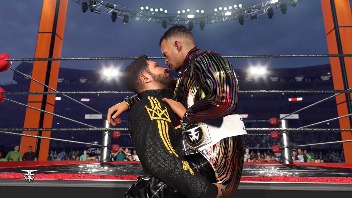 foss_w_forces's tweet image. 📰FWF - The T📰

Ricky won…
and Ethan had to answer.

Because nothing drives him more
than the look in Ricky’s eyes
when he sees him dominate.

Austin Theory fell.

Two men. One connection.
One hunger that never fades.

Still your Bad Boy Champion. 

#FWF #FashionVictim #WWE2K26