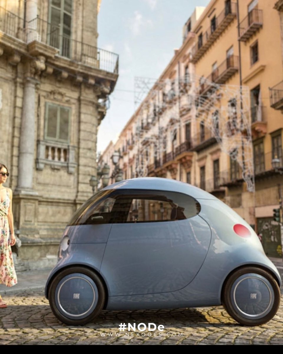 nexodes's tweet image. 🚗 Meet the Fiat Topolino XS Concept! Designed by @Winicamacho, this ultra-compact EV (2.4m) redefines urban mobility with its convertible format, easy charging, smart connectivity, and fixed-hub steering. Small size, big vision! #ElectricVehicles #FutureMobility #UrbanDesign