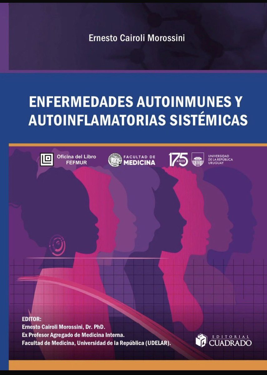 ErnestoCairoli's tweet photo. Presentación del libro enfermedades autoinmunes y autoinflamatorias sistémicas

MARTES 28 de ABRIL
PISO 19 H de Clínicas 
09:00 hs

Primer libro de autoinmunes del @hcmquintela y @fmedoficial 
En HC nos reunimos médicos, docentes, pacientes y amigos

Están todos invitados!
#Lupus https://t.co/16VEtjK8GU