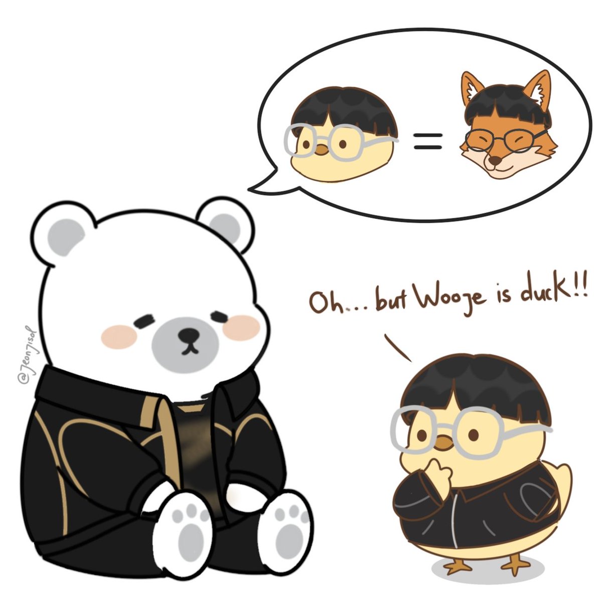 JeonJiSol's tweet image. I was gonna paint Nuguri as Kennen, but then I thought Fox would be a better fit for him

#Canyon #Zeus #Nuguri