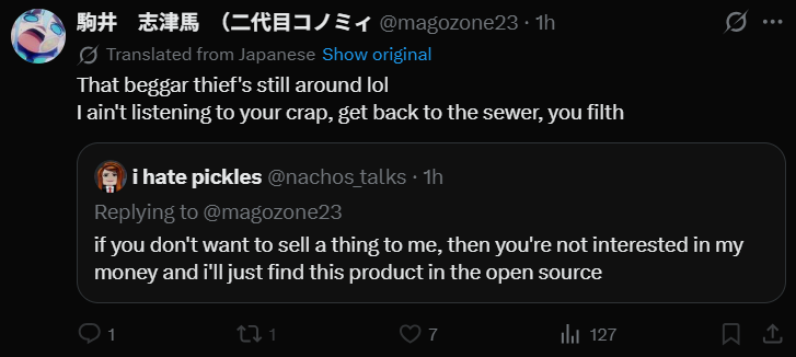 i hate pickles tweet media