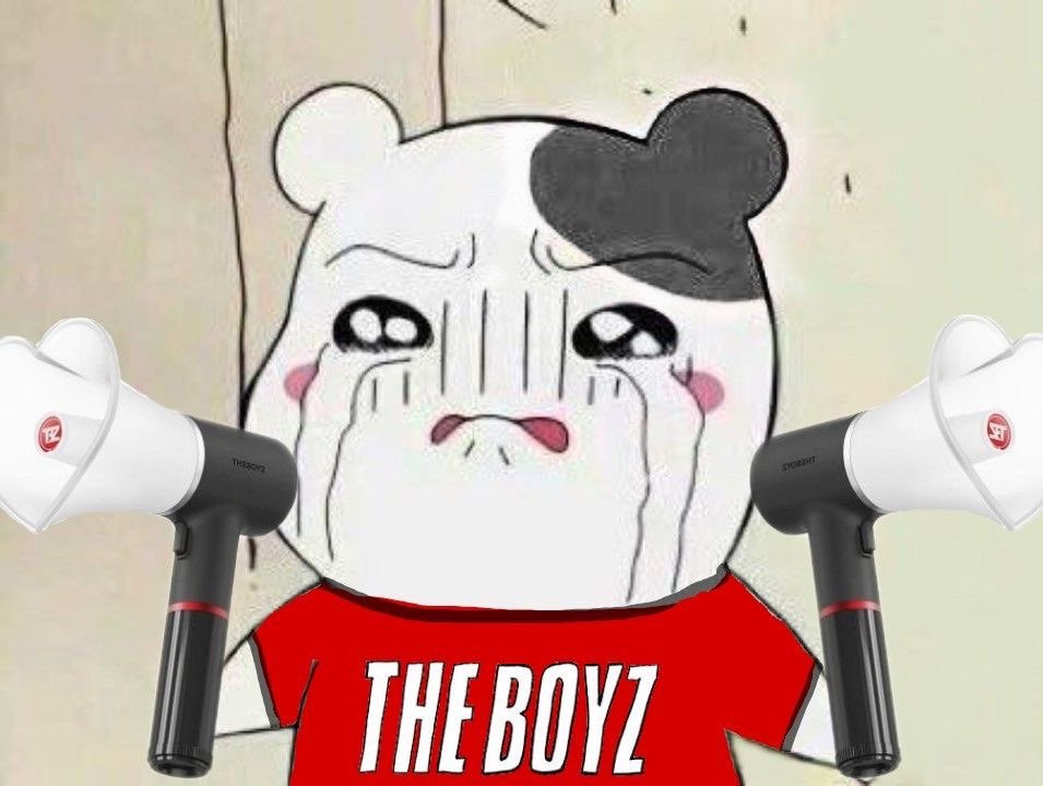 Me trying to cheer for the boyz while crying my soul out:
