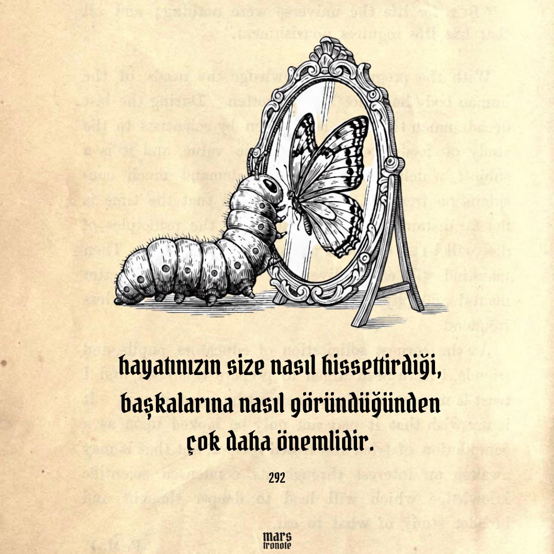 marstronote's tweet photo. “hayatınızın size nasıl hissettirdiği, başkalarına nasıl göründüğünden çok daha önemlidir.”

#marstronote https://t.co/9LYSMlOcUC