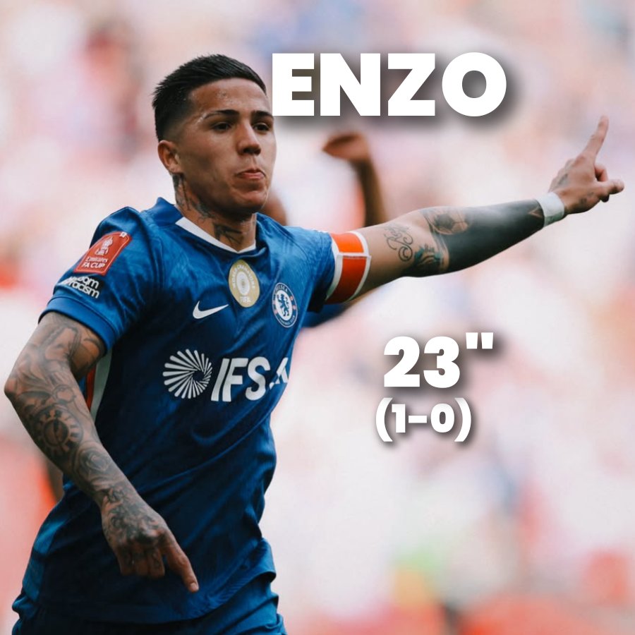 KoneM53069's tweet image. Chelsea FC rejoint Manchester City en finale de la FA cup grâce à sa victoire contre Leeds, buteur Enzo Fernandez.
Chelsea##Leeds (1-0)