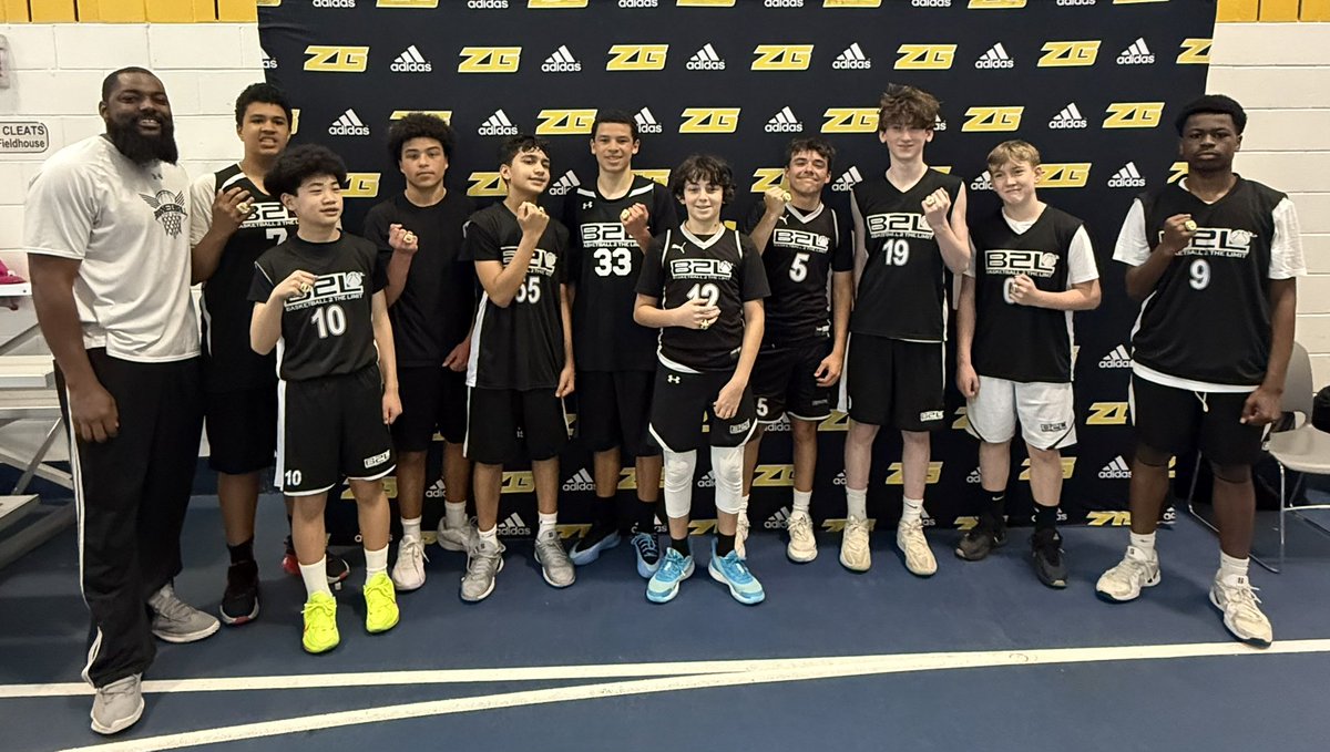 zg_newengland's tweet photo. @B2LAAU are Champions of the 8th grade Universal Green division! They played a great game and put up points when it was needed to pull away! Congratulations #ZGRing 💍 https://t.co/74t0B5ygBK