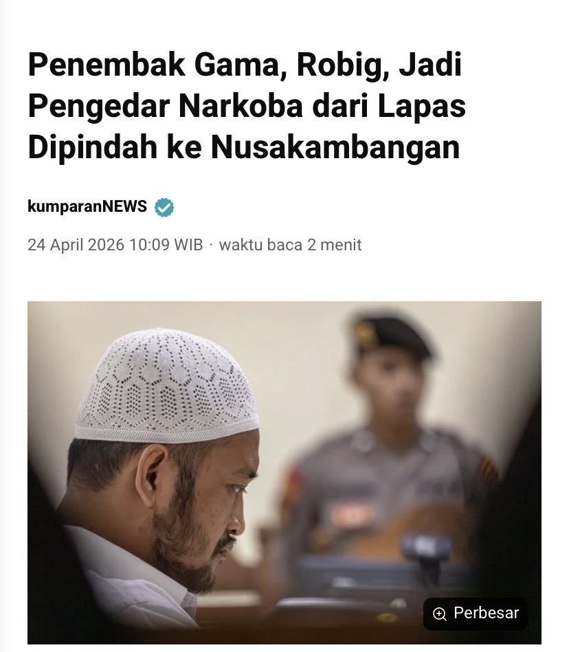 txtdrimedia's tweet photo. kalian masih ingat kasus alm Gama pelajar SMKN 4 semarang yg tewas di tembak polisi?

yup robig zaenudin, mantan polisi terpidana penembakan alm Gama, malah jadi pengendali peredaran narkoba di dalam lapas

bukan cuma itu, pas dilakukan tes urine robig jg dinyatakan positif narkoba