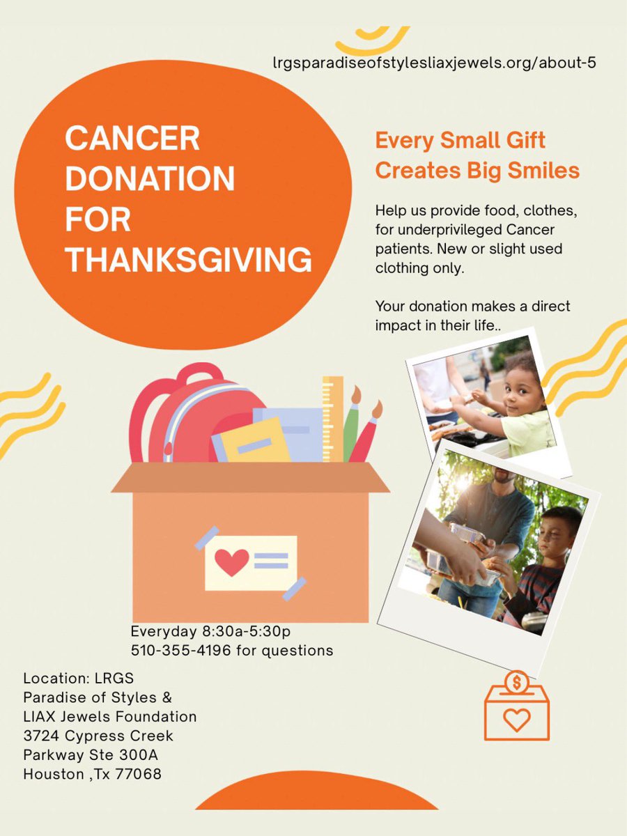 Lrgsliaxjewels's tweet image. #CommunitySupport
#HelpingHands
#UpliftOthers
#SupportSmallNonprofits
#GivingCommunity
#LoveInAction
#ServeWithPurpose

Let's spread hope and support together - consider donating gently used clothes, accessories, and shoes to my nonprofit organization, which provides vital