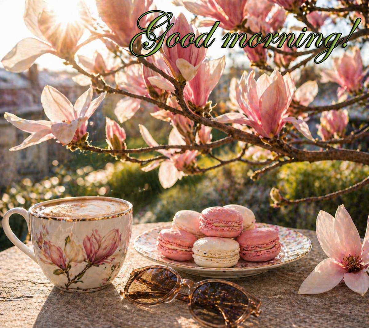 StellaFoxinink6's tweet image. If the weather forecast isn't exactly optimistic, but the magnolias are blooming outside, you've got some delicious coffee , bring your sunglasses... maybe you'll get lucky and it'll be sunny. Have a nice day😊☕️☀️💕#CoffeeTime #PositiveVibes #MondayMorning