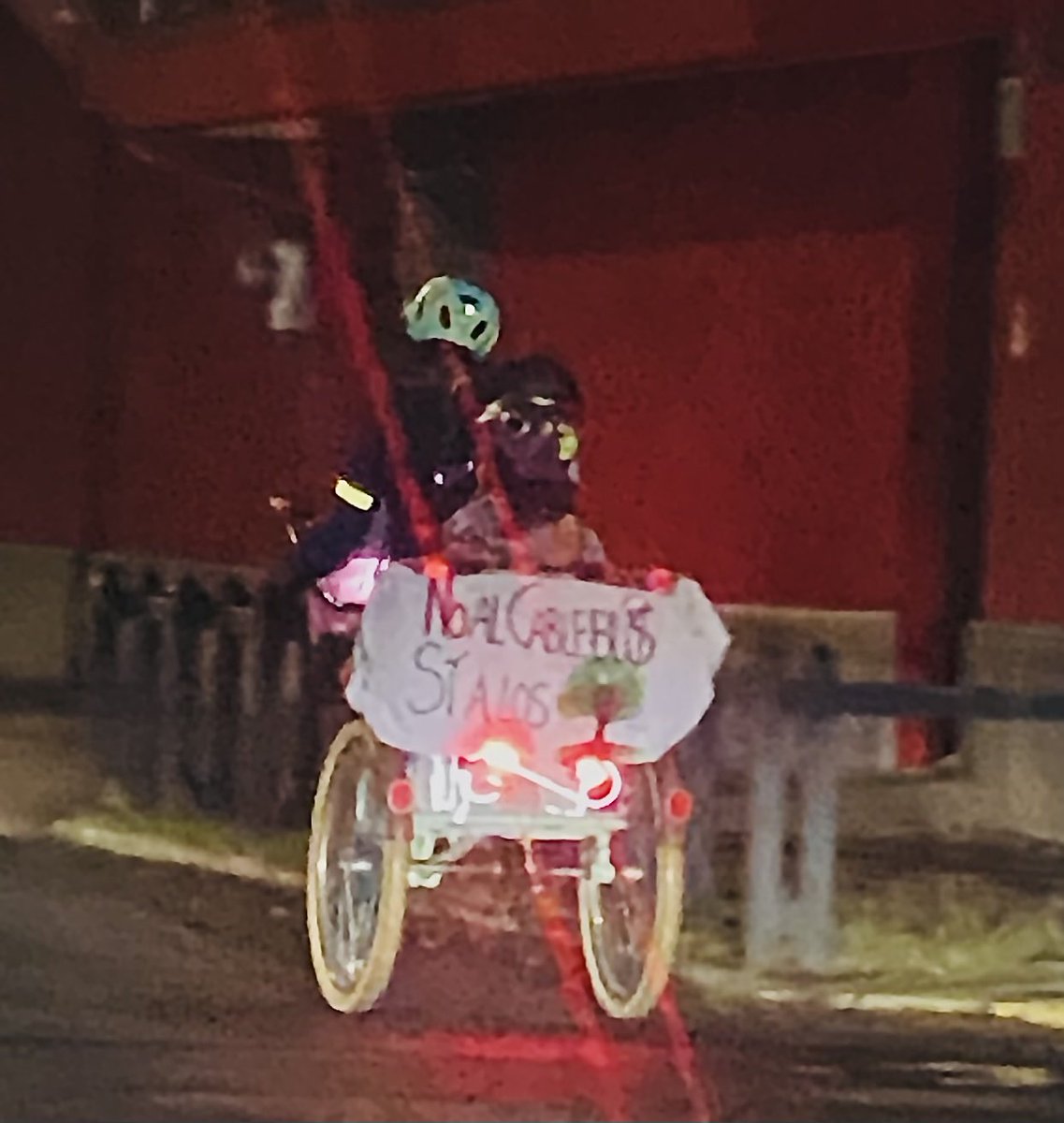 ElRoloJPDM's tweet photo. Hace unos días Vi a una mujer en su bicicleta con su  hija . Me gustó mucho la imagen y el mensaje . Más ciudadanos como ella. 

No al Cablebus y SÍ a los árboles ! 

#NoalCablebus https://t.co/8a8EtEc9wa