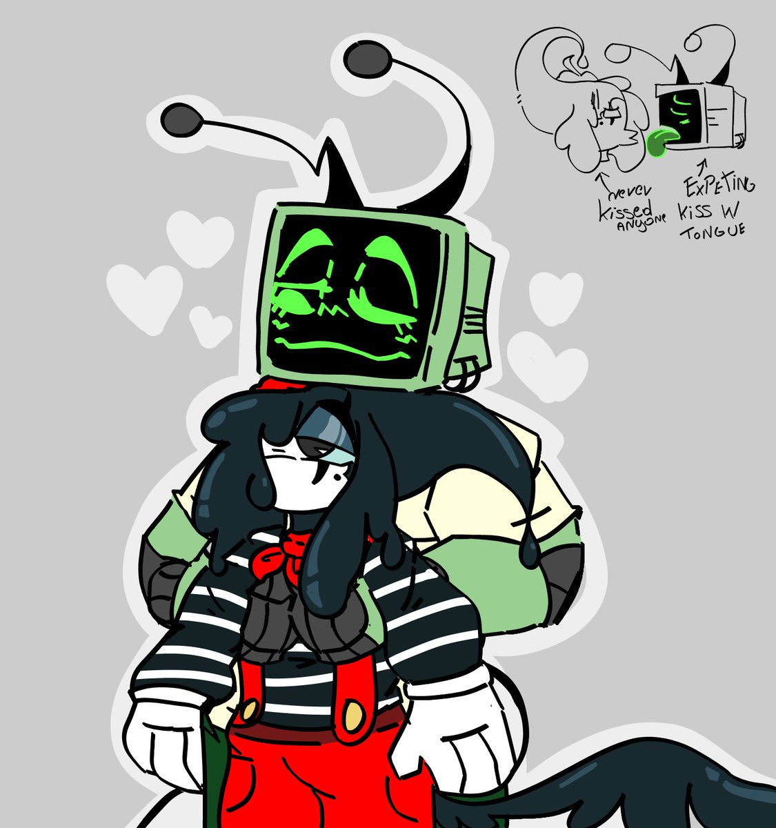 Samica_R's tweet photo. some inkmachine yuri for this awesome person

#dandysworld #veexblot https://t.co/VsnbF0e0Ha