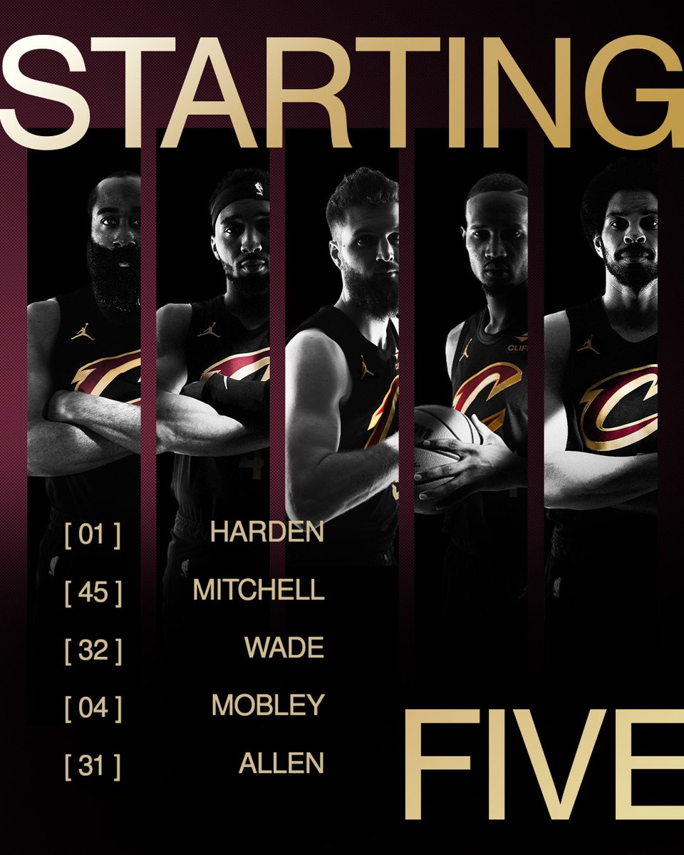 ROUND 1, GAME 4 STARTERS. #LetEmKnow