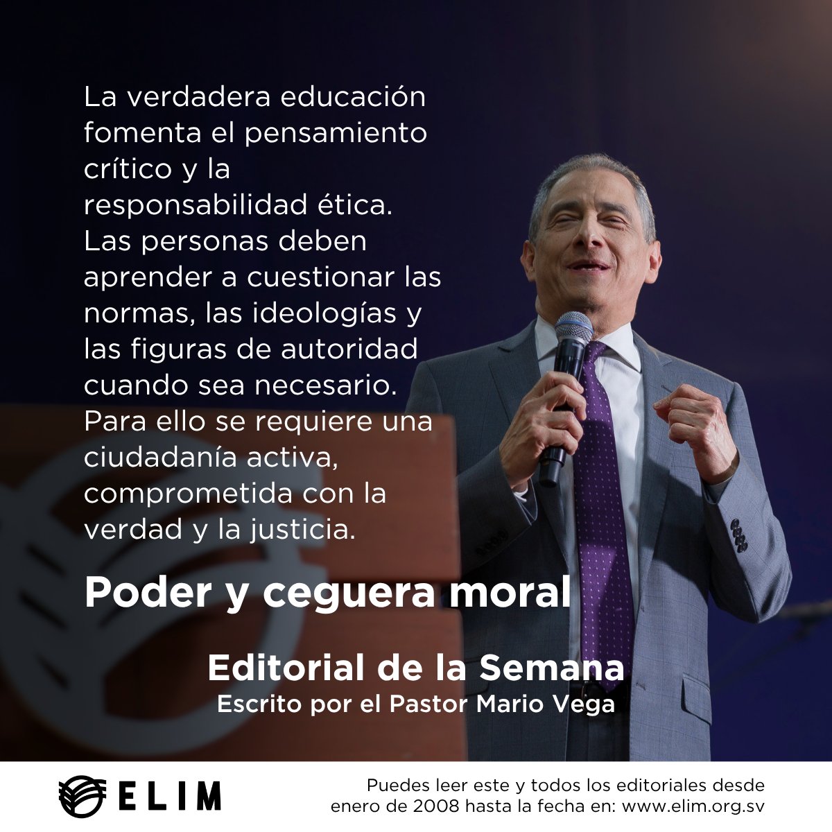 elimtv's tweet photo. Poder y ceguera moral | #EditorialDeLaSemana

🔗 Siga el enlace para continuar leyendo.
https://t.co/0aQ8GOzsYN https://t.co/KLfi6lpFz5