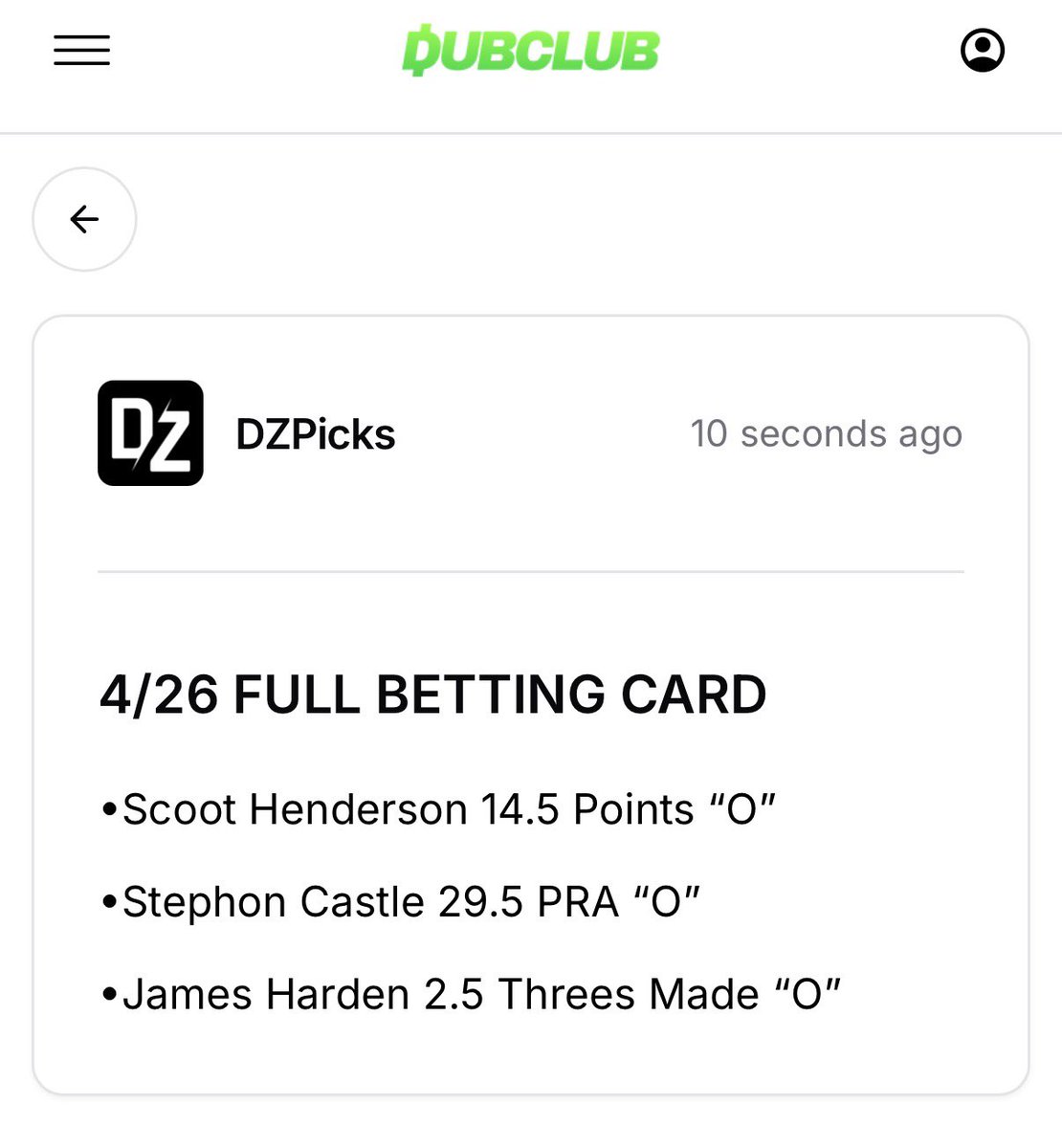 DZ Picks tweet media