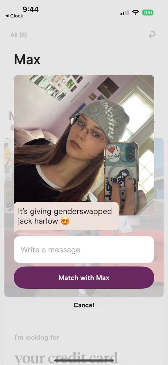 strange hinge messages tweet media