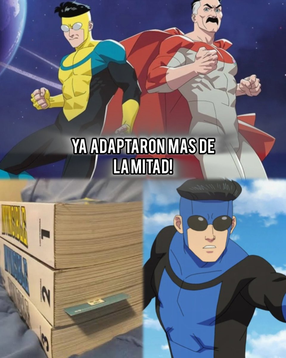 NoaTadeo's tweet image. Se confirma que se ha adaptado más de la mitad del cómic de Invencible!#invencible #comic #serie #panel