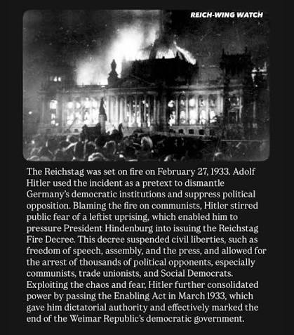 IdahoSpud2025's tweet image. Beware #ReichstagFire
