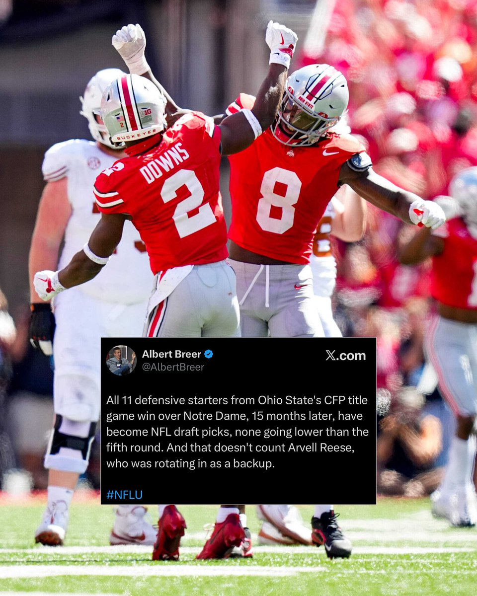BigTenNetwork's tweet photo. Ohio State 🤝 NFL https://t.co/TAdtmAhqVI