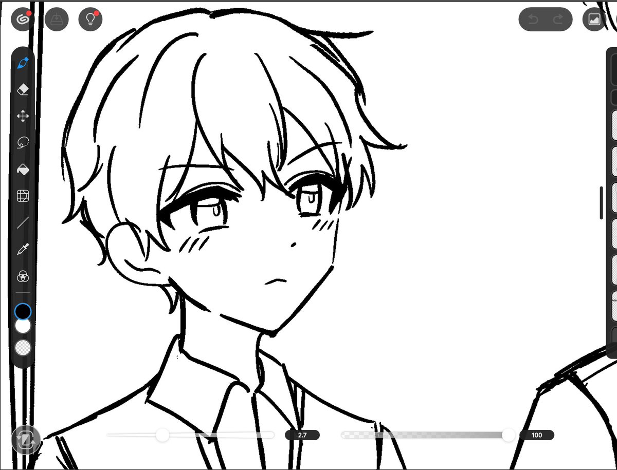hamuu1130's tweet photo. 時間があるときに描いています。早く完成させたいです..!😇 https://t.co/xic1i6loE8