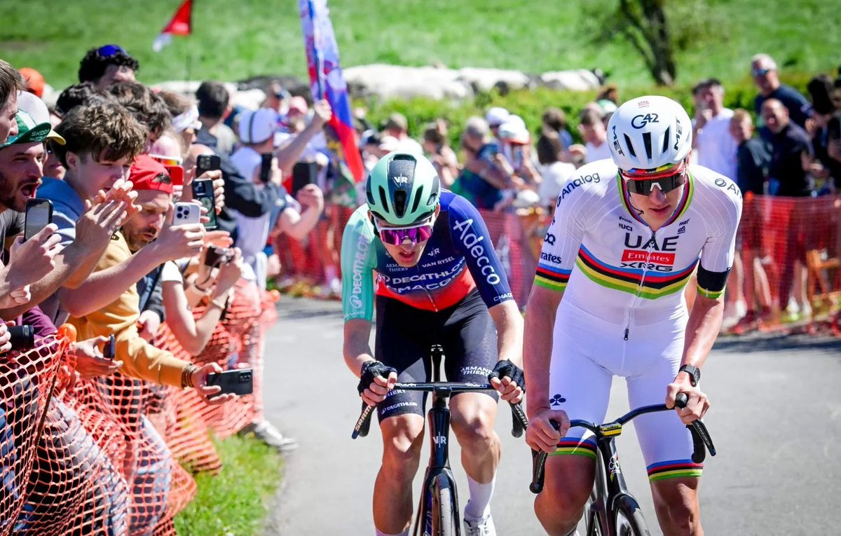 prestigelisten's tweet image. Most Prestigelisten points in 2026:

🇸🇮 183 - Tadej Pogacar 🏆
🇫🇷 71 - Paul Seixas
🇧🇪 69 - Wout van Aert
🇩🇰 62 - Jonas Vingegaard
🇧🇪 52 - Remco Evenepoel
🇳🇱 51 - Mathieu van der Poel
🇲🇽 51 - Isaac Del Toro
🇧🇪 20 - Jasper Philipsen

🔗 prestigelisten.dk/en/year/2026

📸 Bernard Papon
