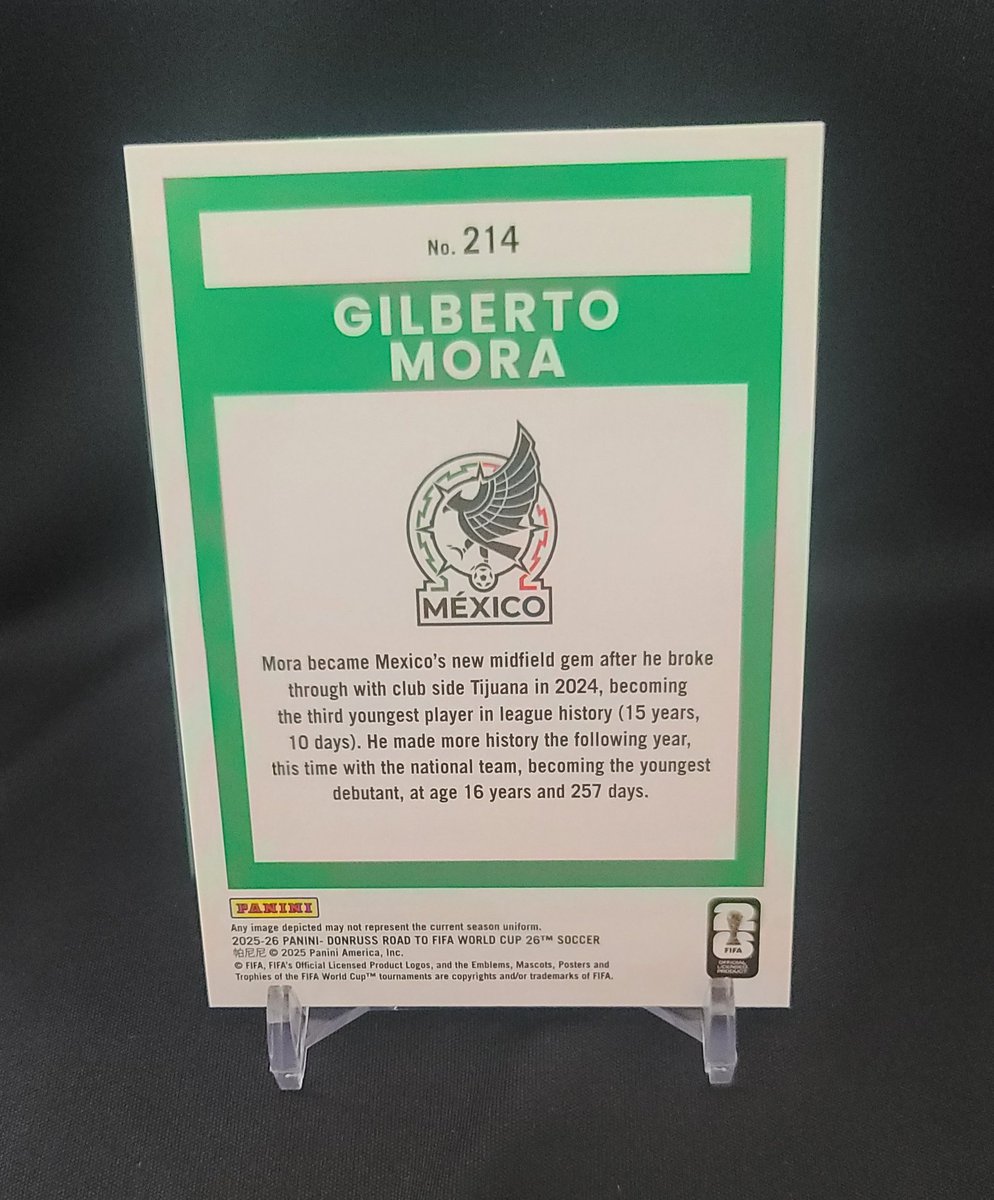 Kaiserr_O's tweet image. Sunday sale
Gilberto Mora Rated Rookie
$15 shipped
 OBO

#TheHobby #FIFAWorldCup #Mexico