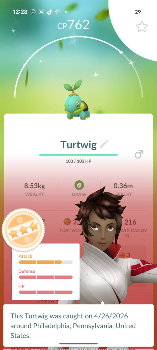 Sn3ak3r_Fr3ak3r's tweet image. We love a house shiny .. but not so much when it's a comm day shiny lol .. that is until you appraise it 😳🥺🥺😳 #PokemonGo #PoGo #ShinyCheck