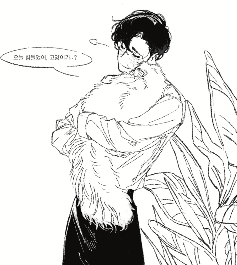 올렸다가 넘 급하게 그린거라 맘에 안들어서 지웠는데 좀 아쉬워서 크롭한것만