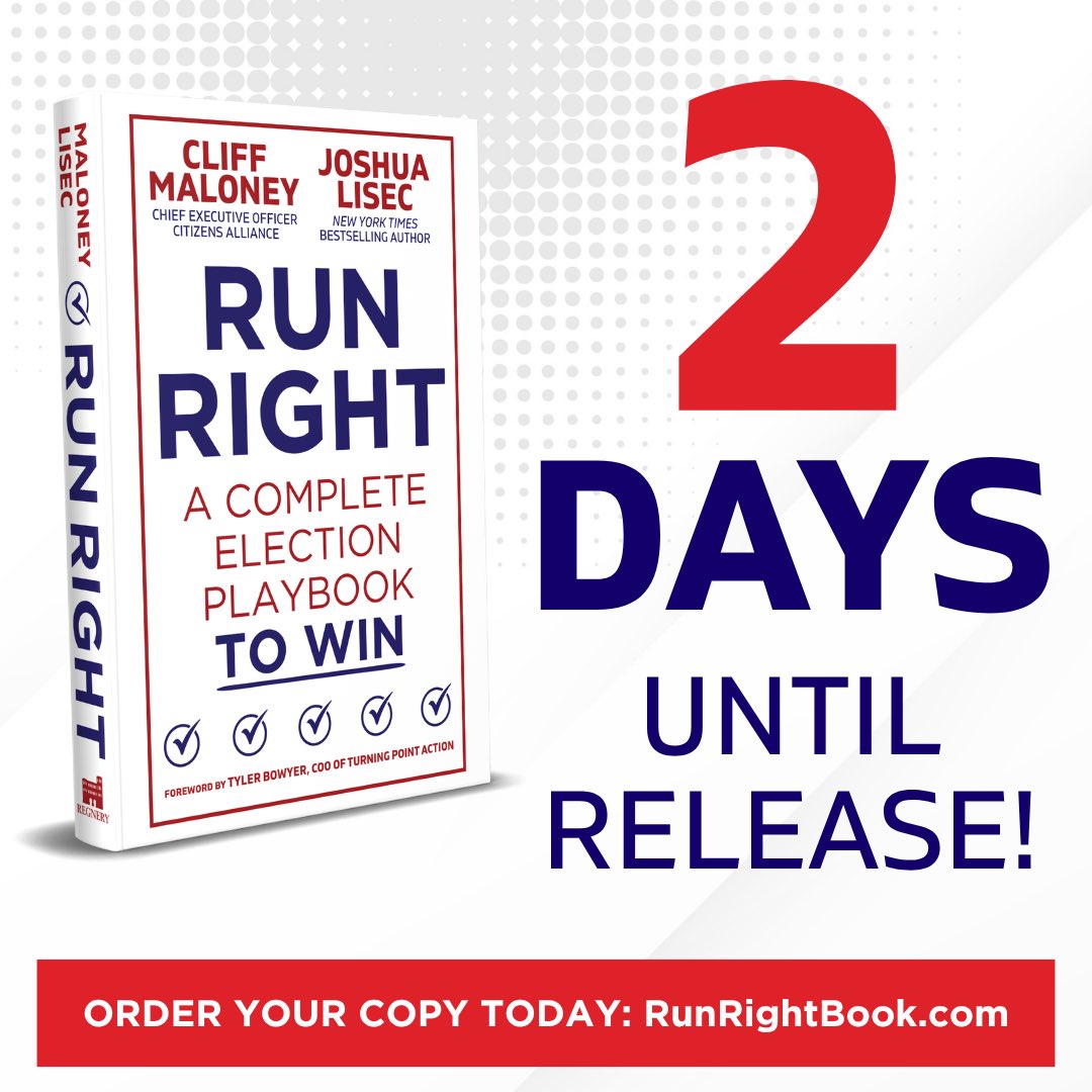 Maloney's tweet image. “You think he came in to get out of the rain?!”

Yes, of course there is a reference to the infamous Always Be Closing scene. 

Two days until the official release of my first book detailing how to run for office… SOUP TO NUTS!

ORDER: RunRightBook.com