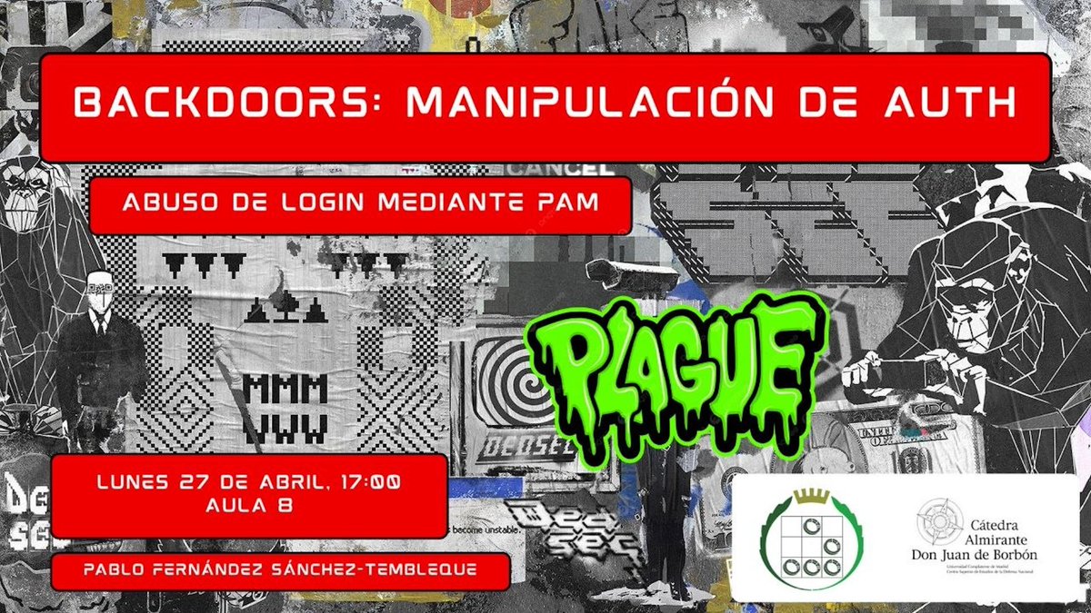 FDI_st's tweet photo. ¡No estaba todo el pescado vendido con el final de los #ViernesDeHacking!
Mañana tienes una cita con Pablo para saber en qué condiciones #PAM (estándar de #Linux) puede ser vulnerado para acceder de manera no autorizada ("pero con fines académicos") a un sistema objetivo. https://t.co/b5x9JCojCi