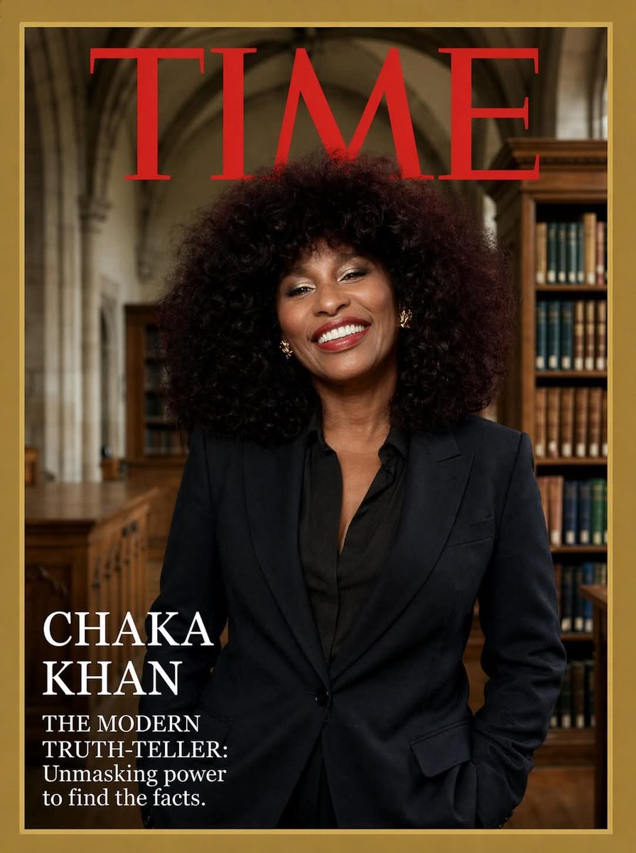 SummerBree60136's tweet photo. 🚨 BREAKING NEWS: Chaka Khan has just been honored by TIME magazine, named among the 100 most influential figures in the world — a recognition that celebrates her profound impact on music, culture, and artistic expression across generations.

CONGRATULATIONS!
      🎉🎆✨️🎆🎊 https://t.co/GR9Lsc3IOF