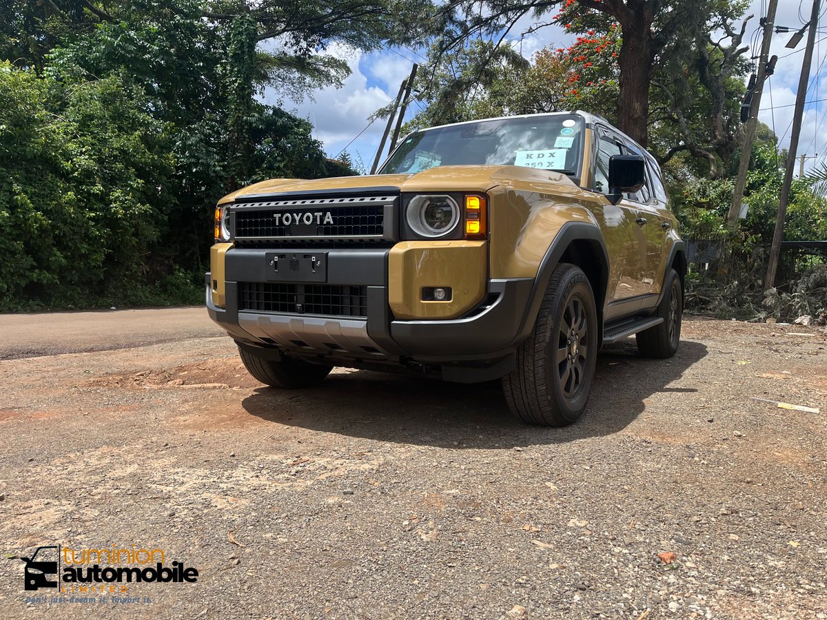 tuminionautos's tweet photo. Perfectly Delivered!!!

Possibly one of the best SUVs we have delivered so far. Everything Premium. Top quality and super low mileage.

Toyota Land Cruiser
250 Series
ZX 1st Edition
2024
2800cc Diesel Turbo
4WD
5,000 KM
#Leather
#Sunroof

Call us today and order yours.  

#actualizingdreams

📱+254716121416/+254733676185
📧imports@tuminion.net

#importfromjapan #newstock #imports #carimportske #carimports #cars #cardeals  #importnow  #suv #kenyaimports #kenyacars #deals #importtokenya #diesel #bestdeals #toyota #toyotakenya #importtoyota #4wd #250series #landcruiser #prado #newprado #lc