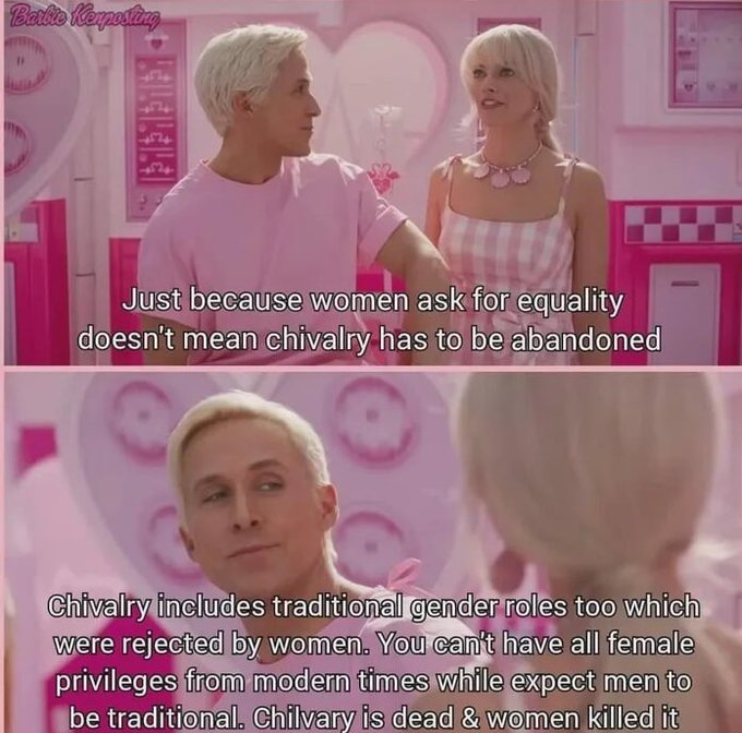 KnotCosmo's tweet photo. It's a false power grab, women want to be worshipped as gods and "Feel" that they should control everything when there's soo much in life that's out of anyone's control; The difference being men's calmness during out of control situations makes them appear in control while women in the same position freak out and don't know what to do so they fail and blame men for it.
Women have never created built or sustained a civilization but they 'feel' (the fkn magic word) that their 'entitled' (another magic word) to run them;  Like just being a women somehow magically makes them the fkn boss.
When women start at the bottom (even with a degree) and work their way up like men have done for centuries instead of just getting into management because society forces men to put them there then I'll take equality a little more seriously.
Abolish the 19th Amendment and watch how fast the US heals.