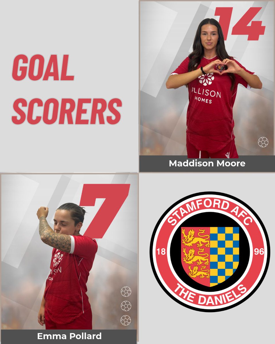 StamfordWomen's tweet image. 🔴⚪ FULL TIME 🔥

4-1 win to finish the season in style.
A complete team performance from start to finish 👊
 
Together from the first whistle to last. Thank you to all supporters that came to the game today. We are forever grateful. 

#UpTheDaniels #FullTime #TeamPerformance