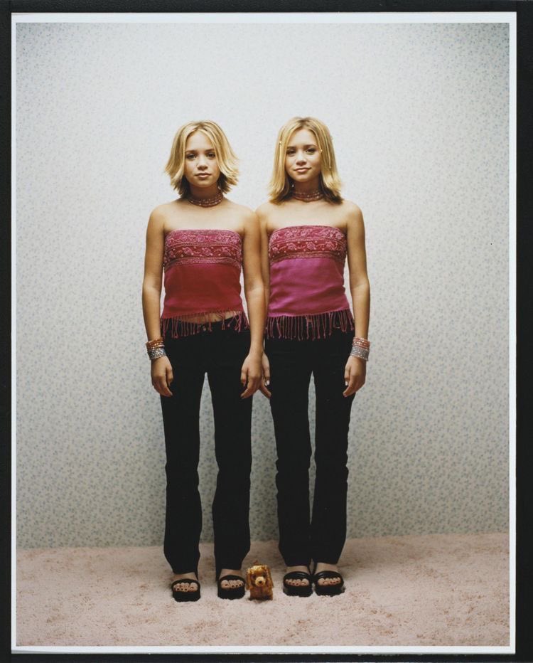 the Olsen twins in the early 2000s