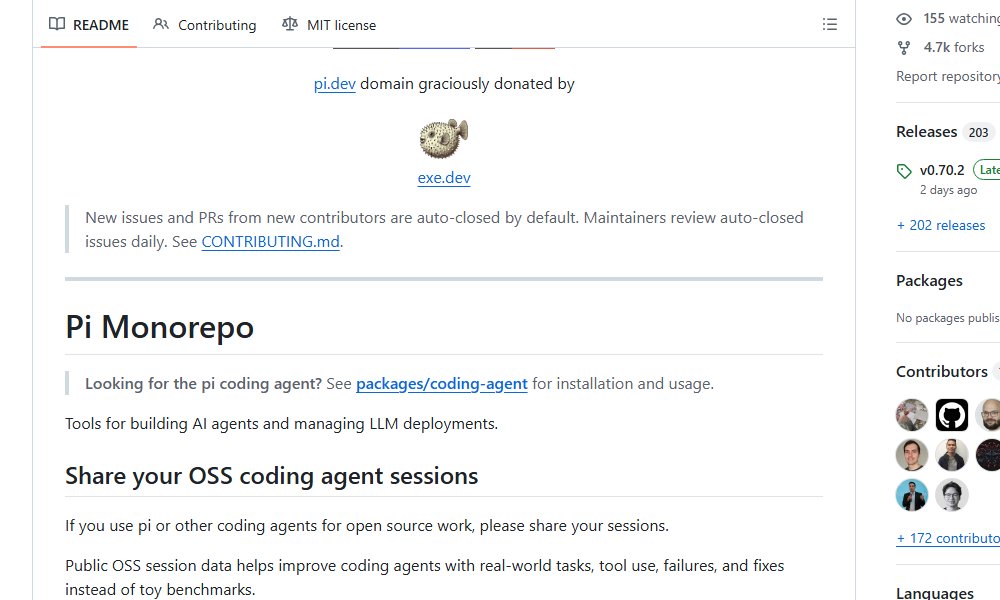 clxymox's tweet image. 📝 pi-mono
⭐ 143 stars

**"Plateforme innovante pour coder avec l'IA en temps réel et collaboratif !"**
#GitHub