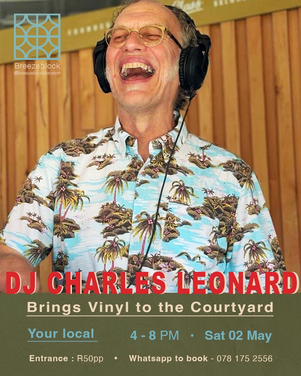 JCharlesLeonard's tweet image. We need joy in our lives these days &amp;amp; there is nothing like loose-limbed, communal dancing to bring that.
Join us this Saturday in a safe, happy place as we turn our wonderfully chaotic Joburg into Joyburg.
Please book as it gets full.
#saturday #joburg #vinyldj #progressives