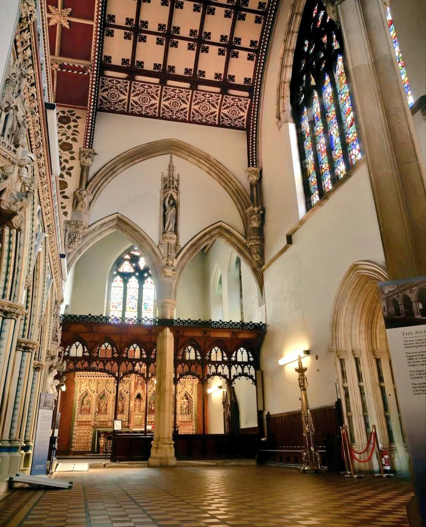 Pugin_awn's tweet image. The Ante Chapel (Altar of #StCuthbert's chapel), #RomanCatholic #College of St. Cuthbert, #Ushaw, #Durham. Designed by #AWNPugin. Ca. 1848.

@ushawdurham
@HistoricEngland Grade I &amp;amp; II
📷© Dan Saunders

#awnpugin #pugin #gothicrevival #ushawcollege #puginushaw #pugindesign #design