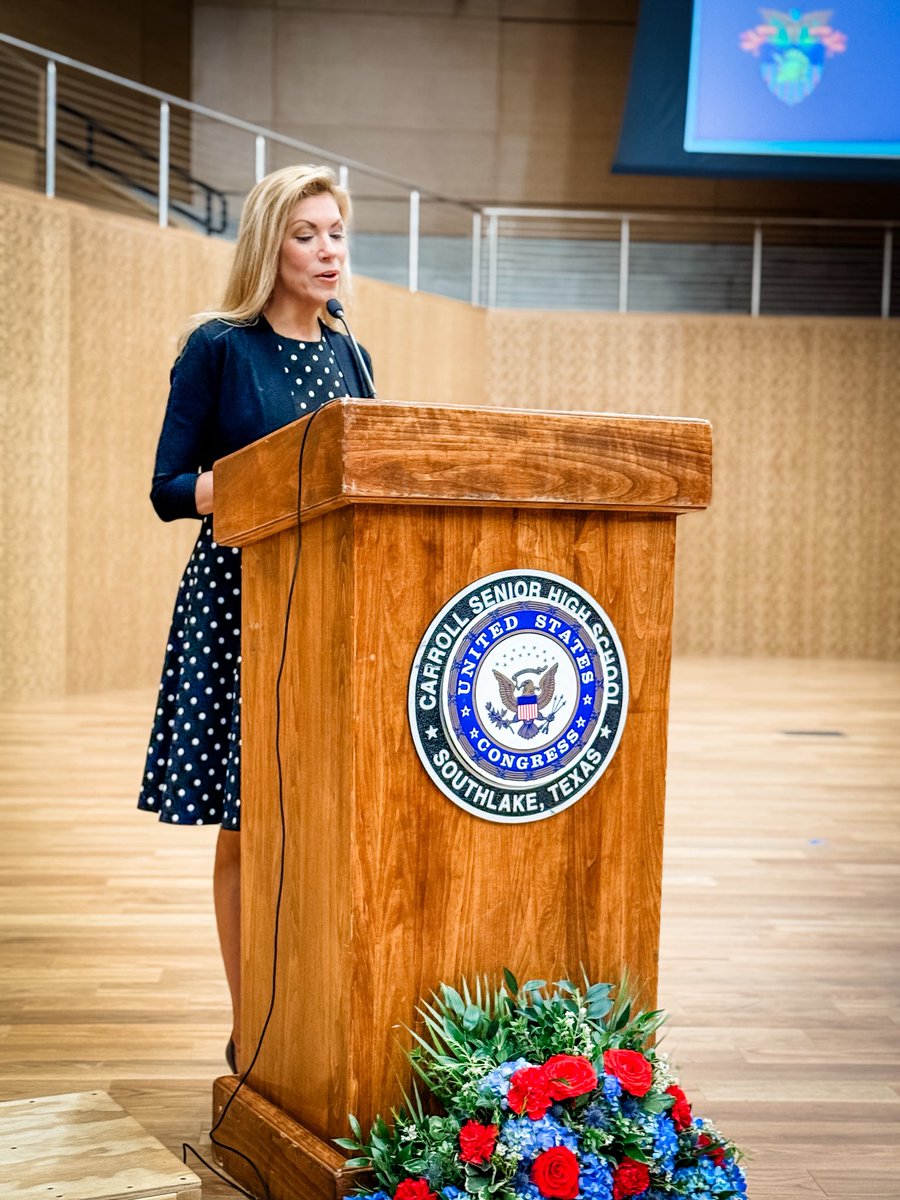 A big thank you to Congresswoman <a href="/Bethvanduyne/">Beth Van Duyne</a> for joining us yesterday at the North Texas Military Academy Forum.

Her continued support of our service members, students, community, and tomorrow’s leaders does not go unnoticed, and it made a meaningful impact on an already