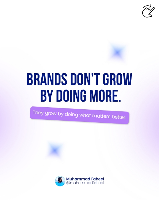 muh_faheel's tweet image. The biggest trap in modern marketing? Short-termism.
We’ve become so obsessed with "attribution" that we often ignore the "contribution" a campaign makes to long-term brand health.

#BrandManagement #StrategicMarketing #BusinessStrategy #MarketingROI #Leadership #GrowthMarketing