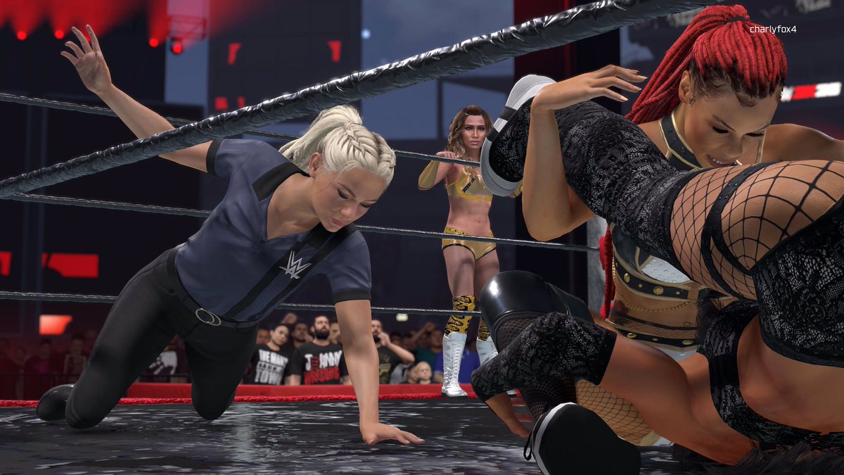 foss_w_forces's tweet image. 📰FWF - The T📰

New faces. Same result.

Gisele Shaw &amp;amp; Jazmyn Nyx arrived hungry…
but Jaida Parker &amp;amp; B-Fab don’t share.

Control from start to finish.
No space. No mercy.

B-Fab steals it.
Jazmyn falls.

Still your  Mirrored Heartbeat Champions. 💥

#FWF #WWE2K26 #FashionVictim