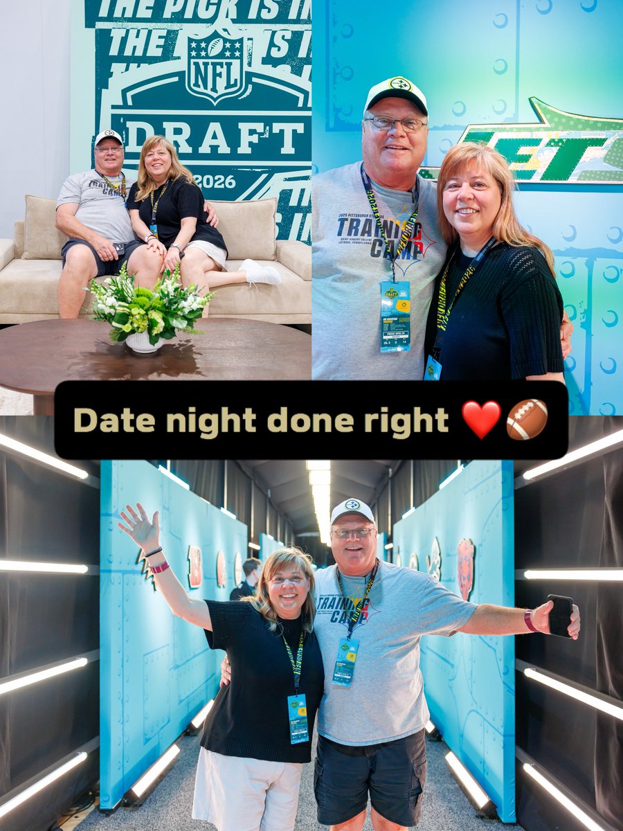 onlocationexp's tweet image. A new level of couple goals reached #OnLocation 😍 #NFLDraft