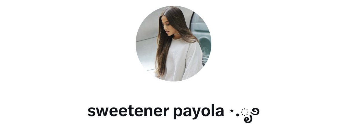 sweetener payola °❀⋆.ೃ࿔*:･ tweet media