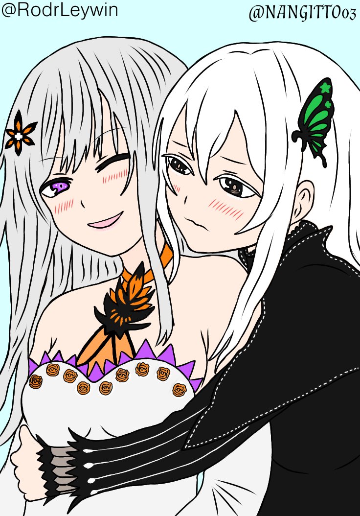 Satella y echidna!!
"Una amistad de hace 400 años"
#rezero #リゼロ