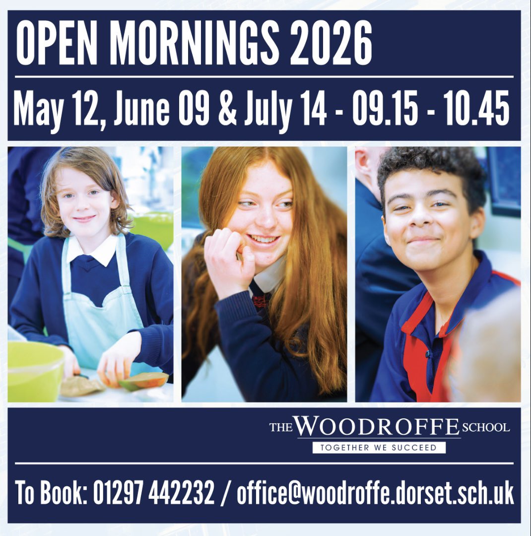 WoodroffeSchool's tweet photo. Dorset’s top performing secondary school.

Come and see us in action. 

#school 
#schoollife 
#success 
#openmorning https://t.co/QtWs58VJSb