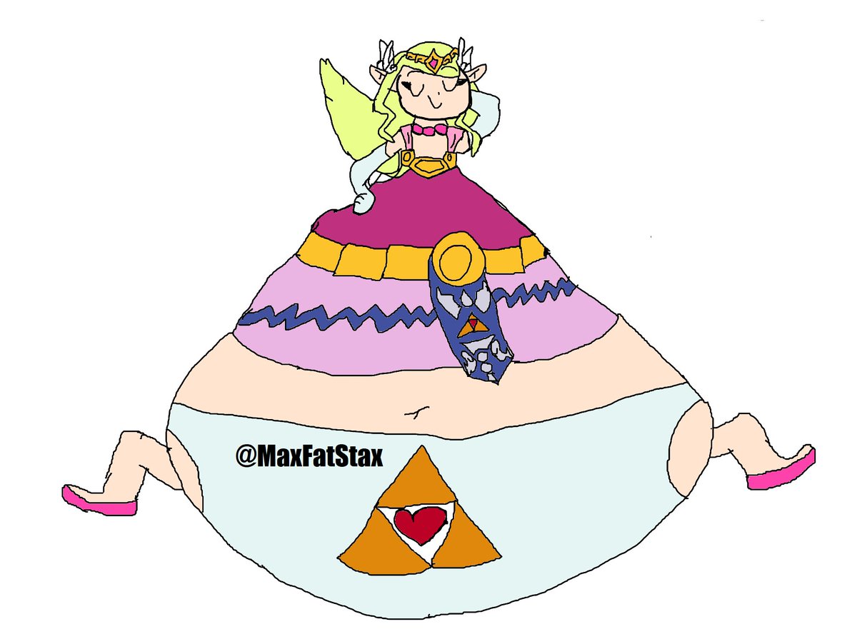 MaxFatStax's tweet photo. Monobutt Toon Zelda I did to practice Magma more, with inspiration/ref from @happadded !! https://t.co/7JoeEcXczQ